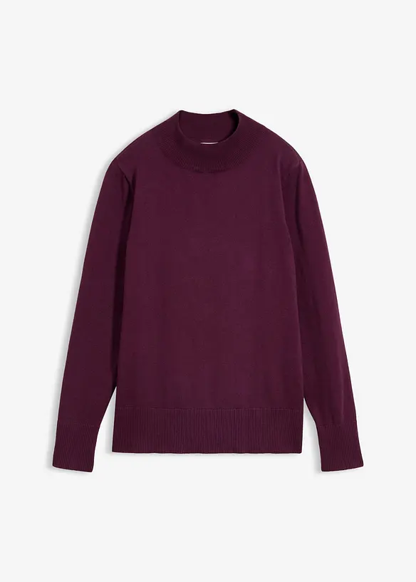 Maglione in filato fine con cotone riciclato, bonprix