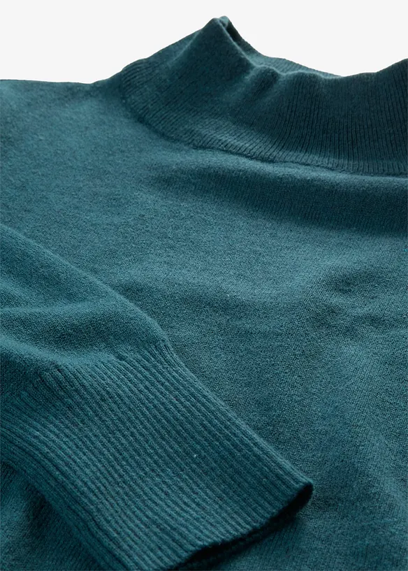 Maglione in filato fine con cotone riciclato, bonprix