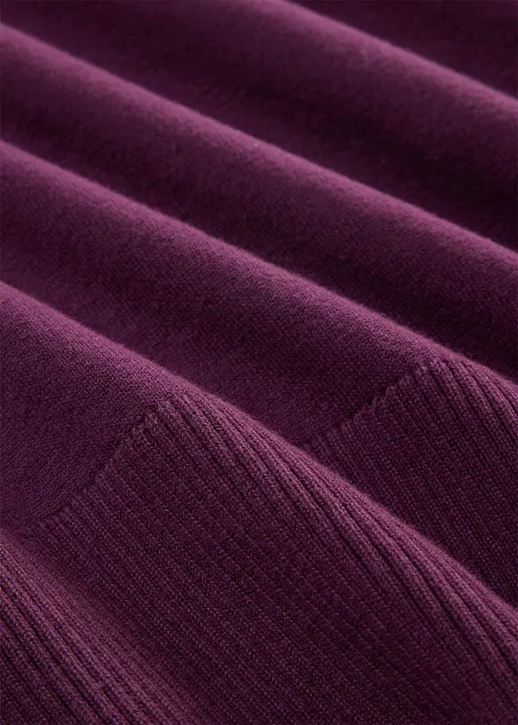 Maglione in filato fine con cotone riciclato, bonprix