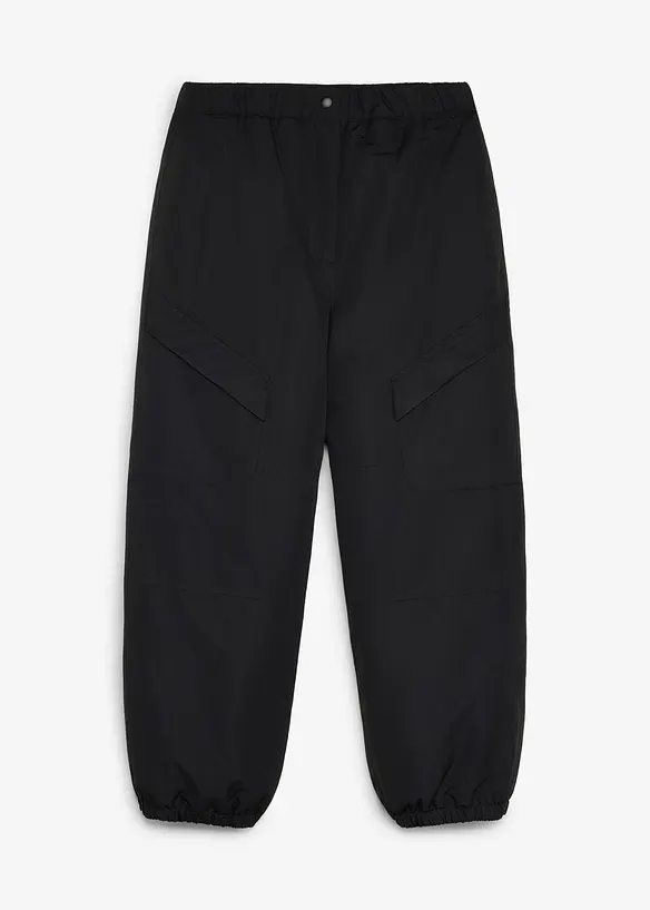 Pantaloni cargo funzionali impermeabili con fodera calda, bonprix