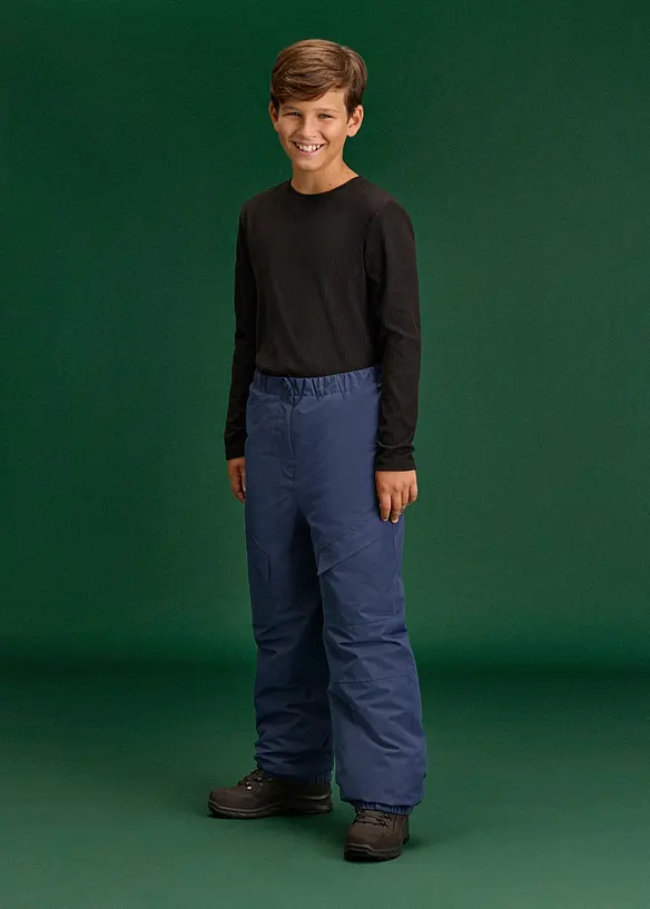 Pantaloni cargo funzionali impermeabili con fodera calda, bonprix