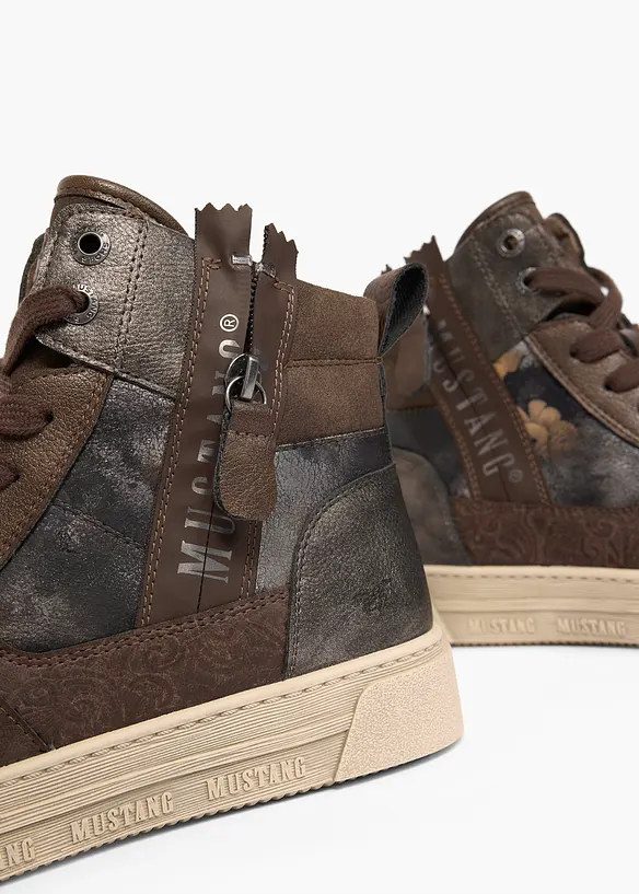 Sneaker alte Mustang con cerniera, Mustang