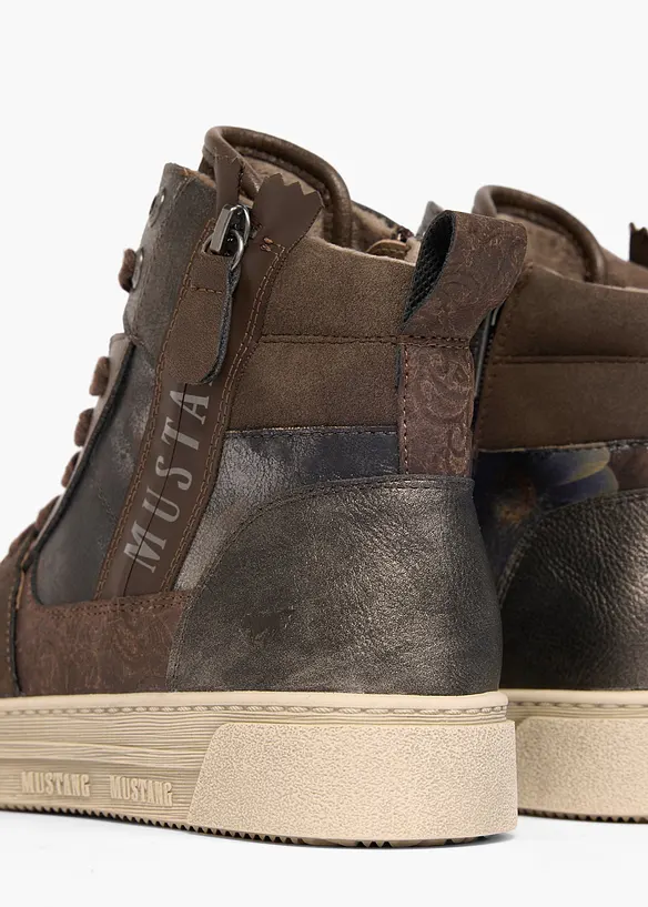 Sneaker alte Mustang con cerniera, Mustang
