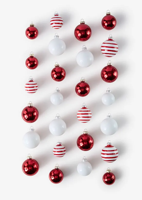 Palline di Natale (set 26 pezzi), bonprix