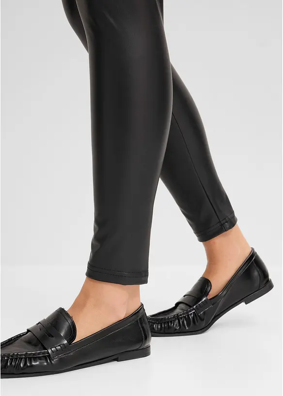 Leggings termici in similpelle, bonprix
