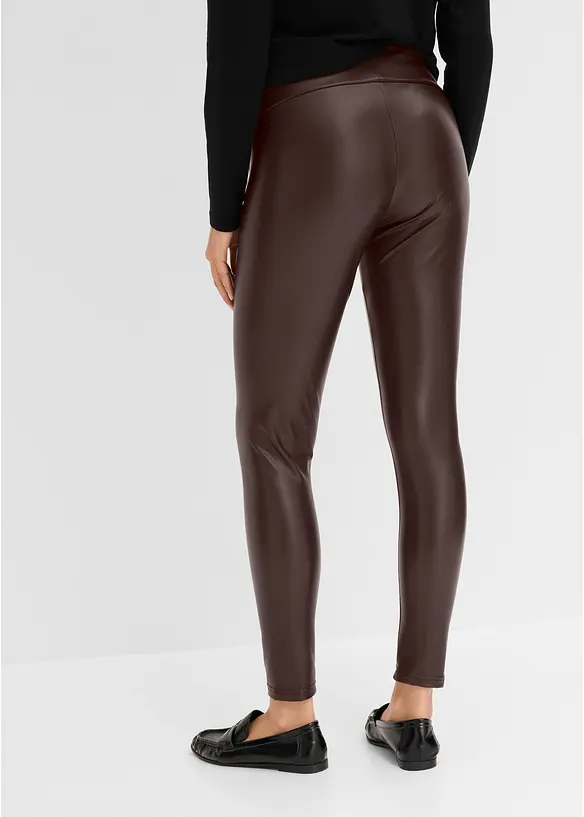 Leggings termici in similpelle, bonprix
