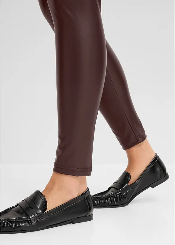 Leggings termici in similpelle, bonprix