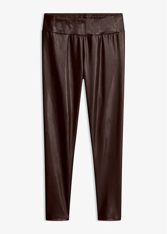 Leggings termici in similpelle, bonprix