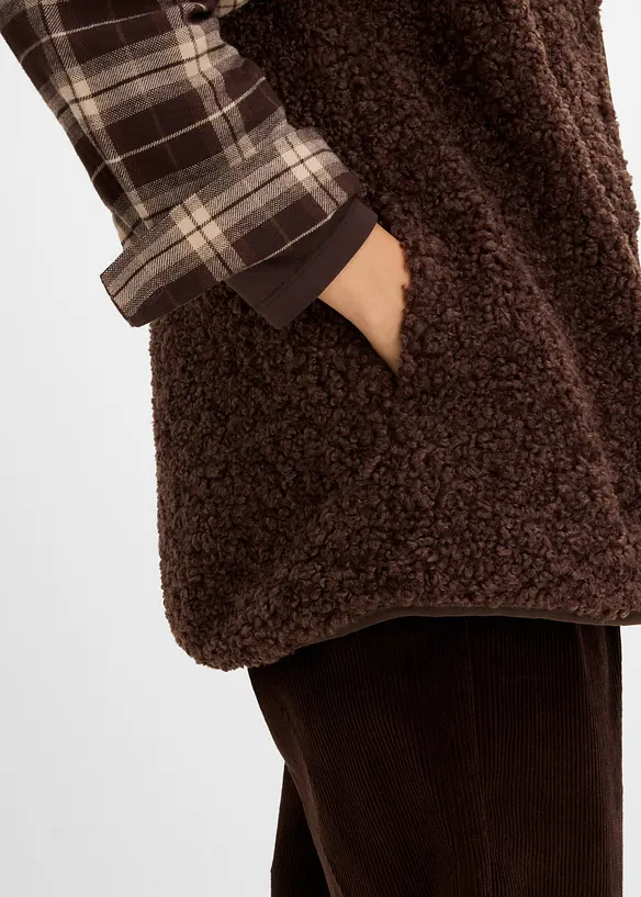 Gilet teddy, bonprix
