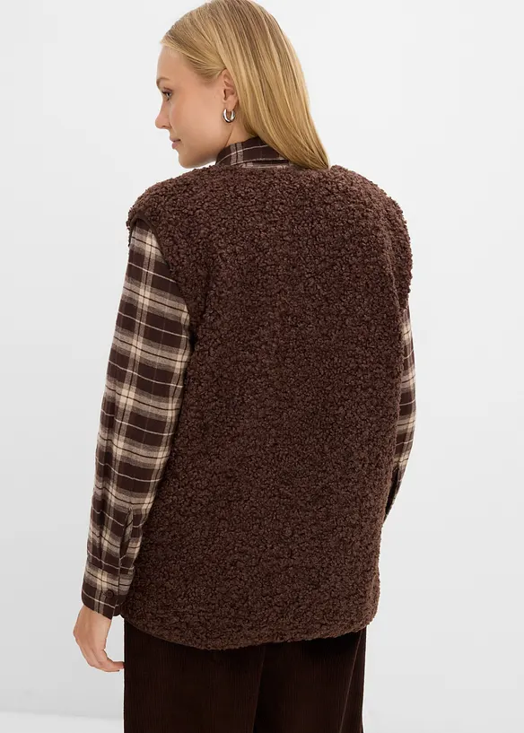 Gilet teddy, bonprix