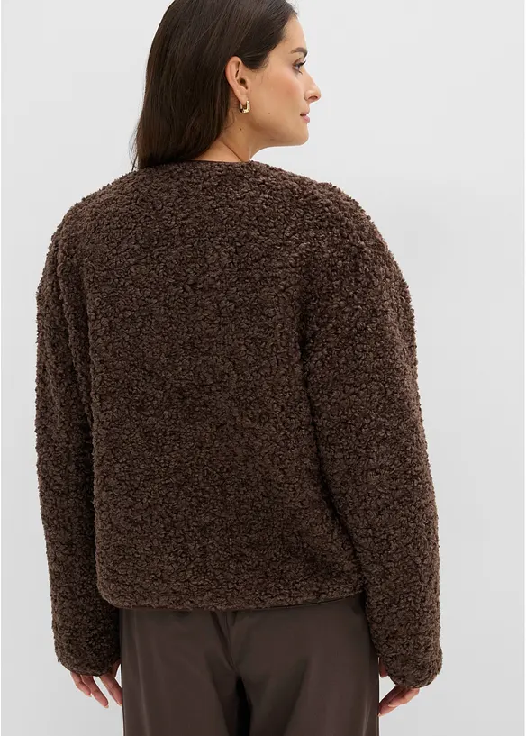 Giacca teddy leggermente imbottita, bonprix