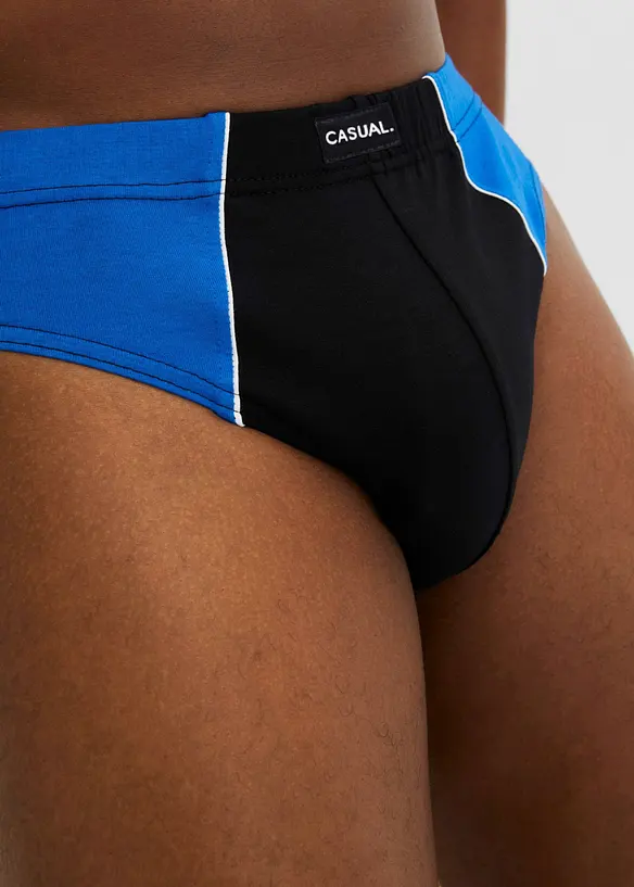 Slip alto con cotone biologico (pacco da 5), bonprix