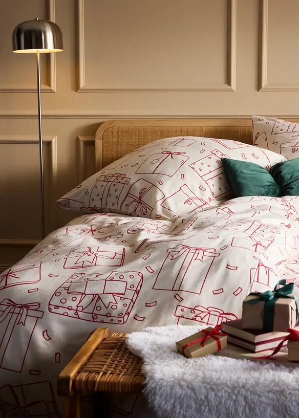 Biancheria da letto in flanella di misto cotone, bonprix