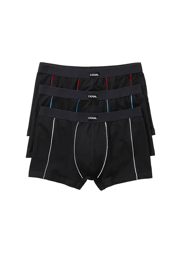Boxer aderenti con cotone (pacco da 3), bonprix