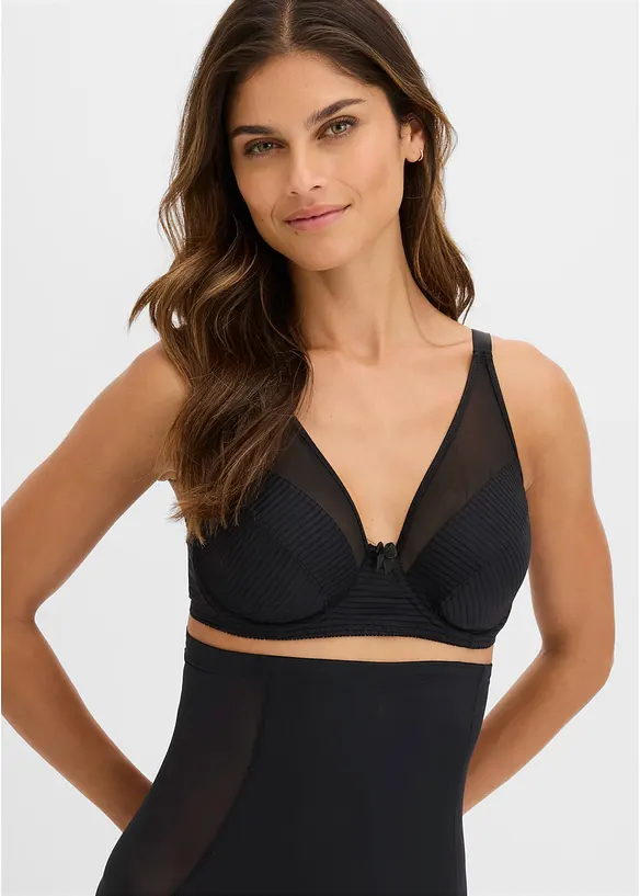 Reggiseno minimizer con mesh, bonprix