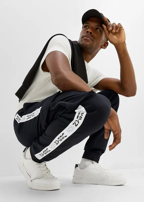 Pantaloni da jogging in puro cotone biologico, bonprix