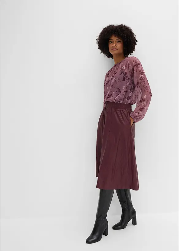 Tunica in chiffon trasparente, bonprix