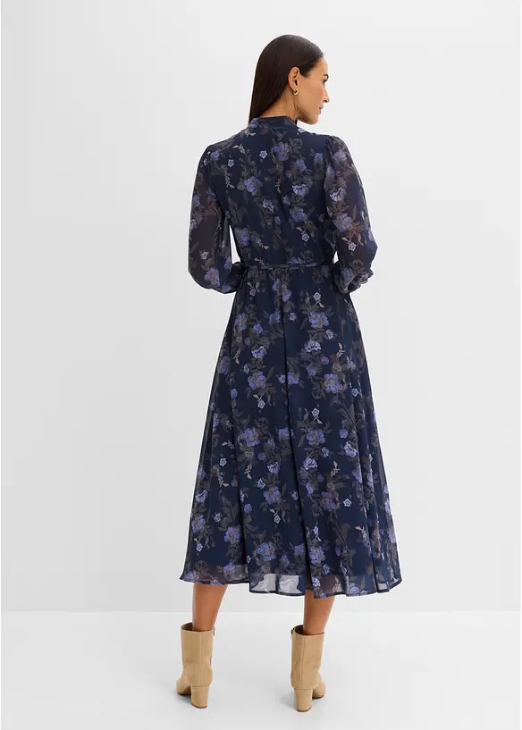 Abito midi di chiffon, bonprix