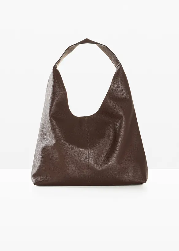 Borsa shopper in similpelle martellata, bonprix