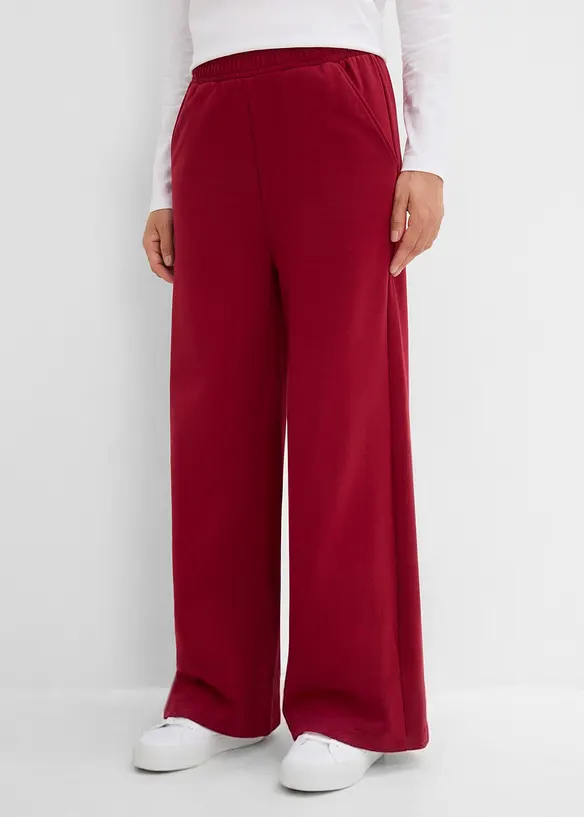 Pantaloni in felpa di misto cotone, bonprix