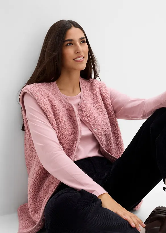 Gilet teddy, bonprix