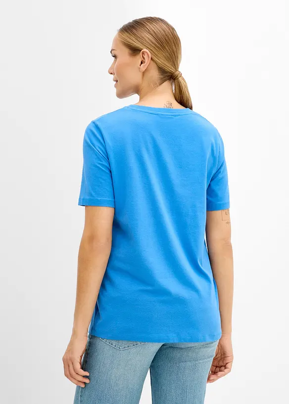 Maglia pr&eacute;maman / da allattamento 2 in 1 in cotone biologico, bonprix