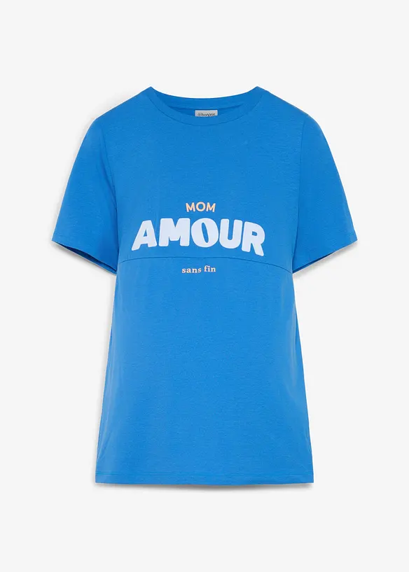 Maglia pr&eacute;maman / da allattamento 2 in 1 in cotone biologico, bonprix