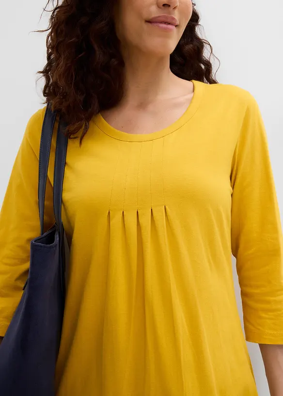 Maglia lunga in puro cotone, bonprix