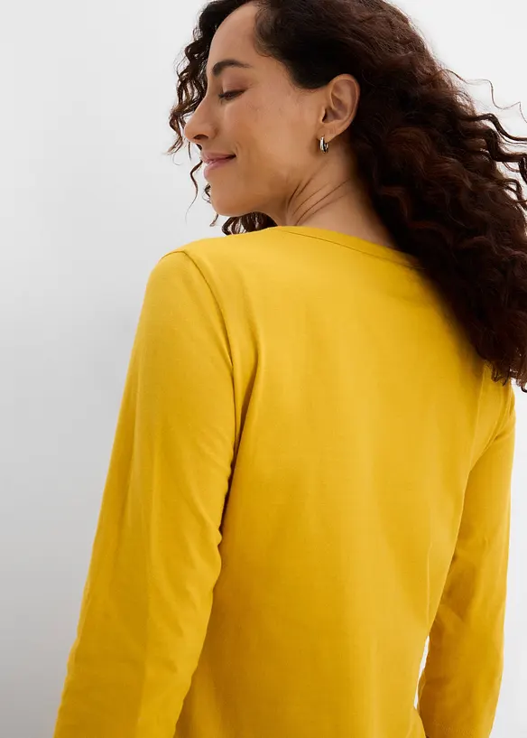 Maglia lunga in puro cotone, bonprix