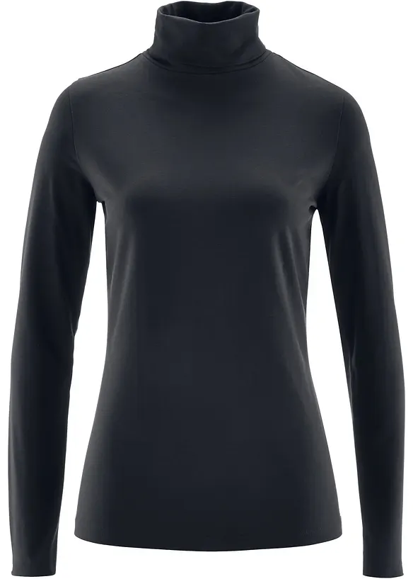 Maglia a maniche lunghe in misto cotone biologico, bonprix