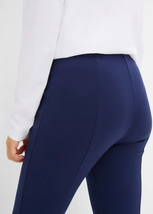 Pantaloni a zampa in punto di Roma, bonprix