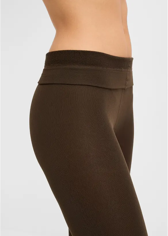 Collant termici con morbido pile, 140 den, bonprix