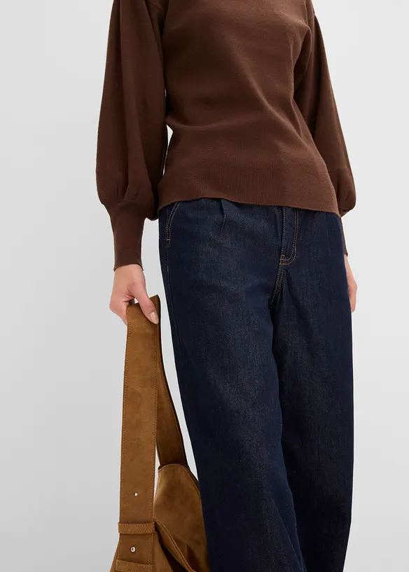 Maglione oversize in misto viscosa, bonprix