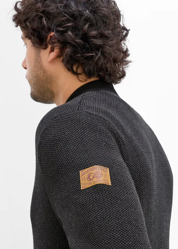 Maglione in filato grosso di puro cotone, bonprix