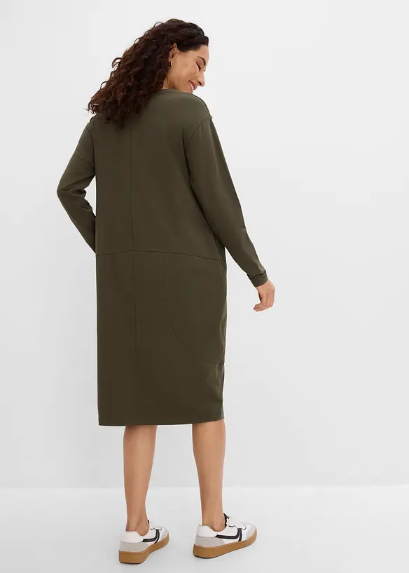 Abito in jersey dalla linea a uovo, bonprix