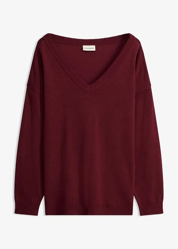Maglione oversize in misto viscosa, bonprix