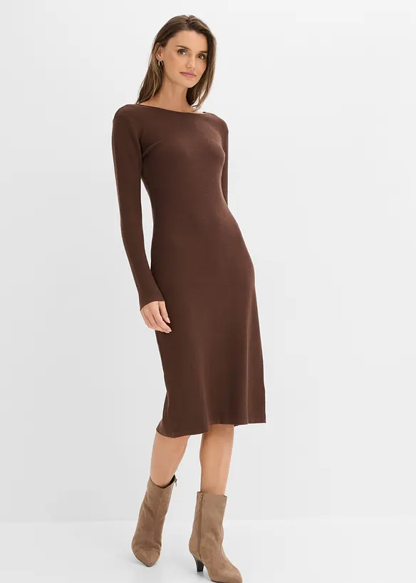 Abito in maglia di misto viscosa, bonprix