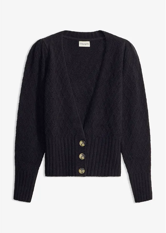 Cardigan in filato fine, bonprix