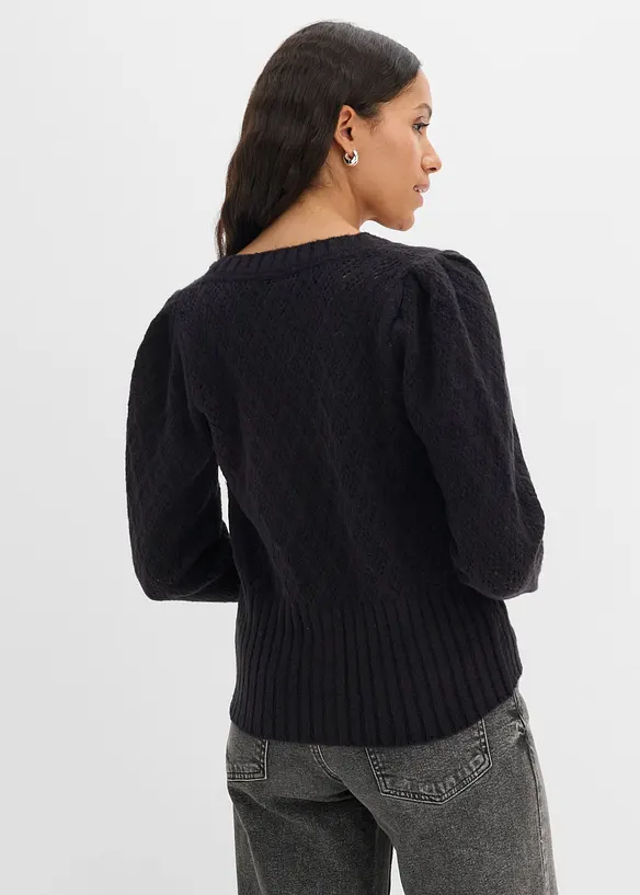 Cardigan in filato fine, bonprix