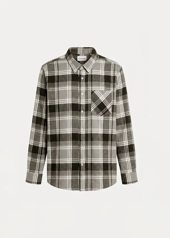 Camicia in flanella di puro cotone, bonprix