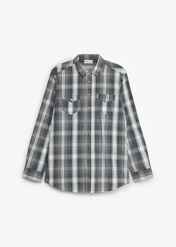 Camicia a maniche lunghe con taglio comfort, bonprix