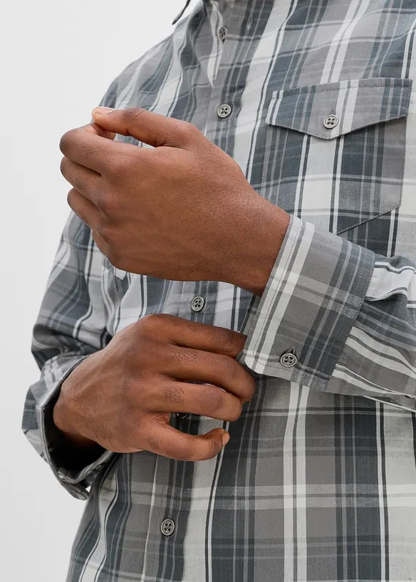 Camicia a maniche lunghe con taglio comfort, bonprix