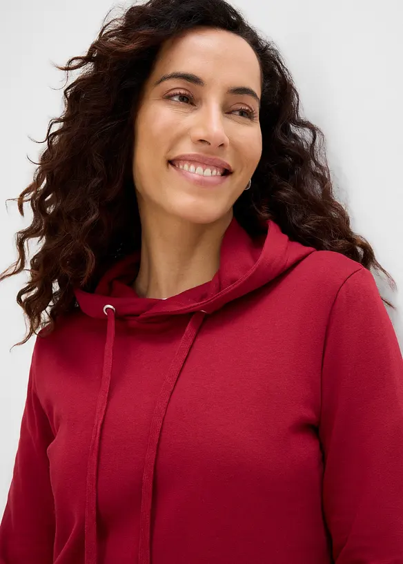 Abito in felpa di misto cotone, bonprix