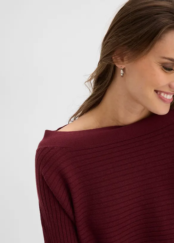 Maglione in filato fine misto viscosa, bonprix