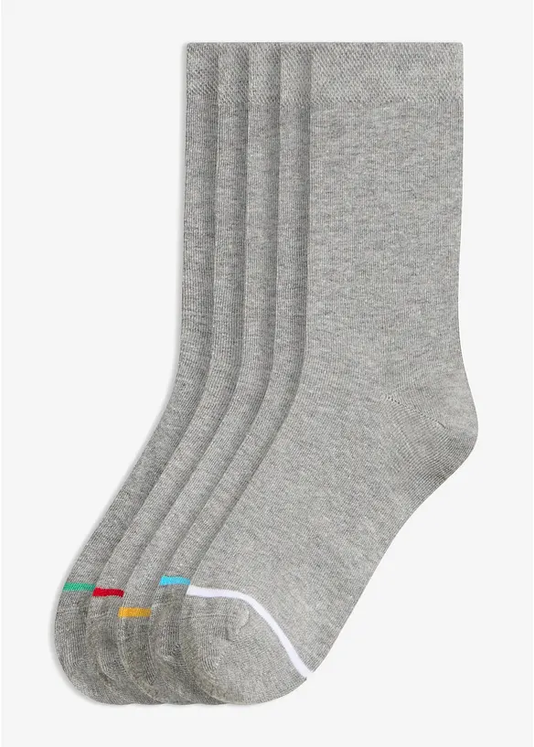 Calzini con cotone biologico (pacco da 5 paia), bonprix