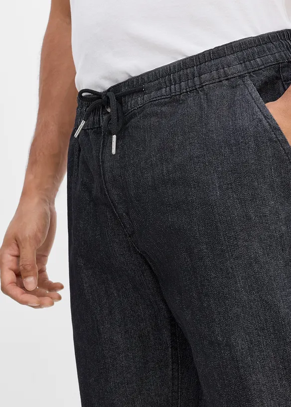 Jeans leggeri con elastico in vita regular fit, straight, bonprix