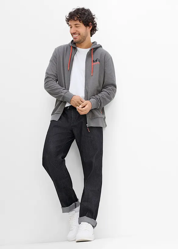 Jeans leggeri con elastico in vita regular fit, straight, bonprix