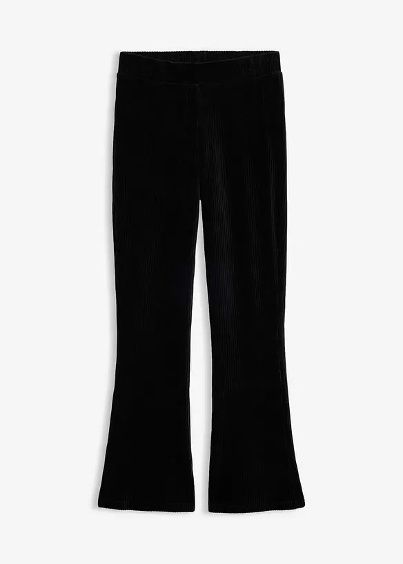 Leggings svasati effetto velluto a coste, bonprix