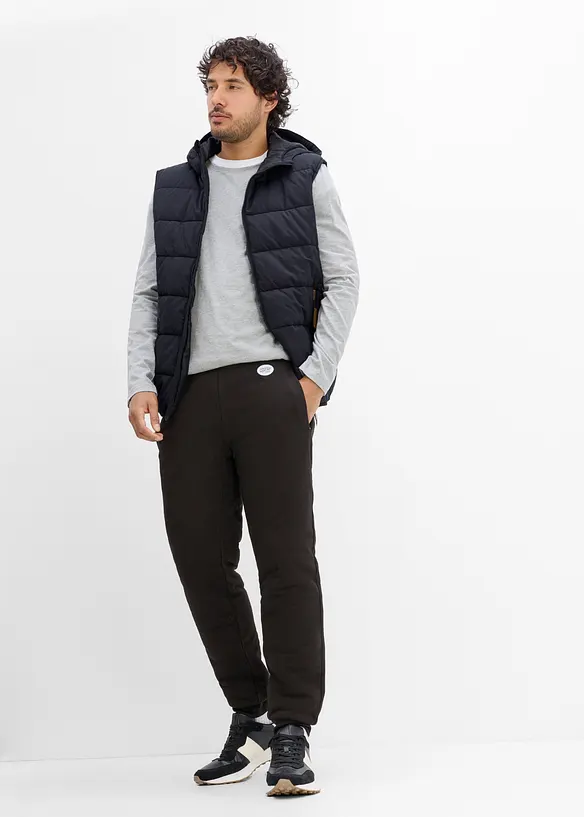 Pantaloni termici da jogging con fodera morbida in pile, bonprix