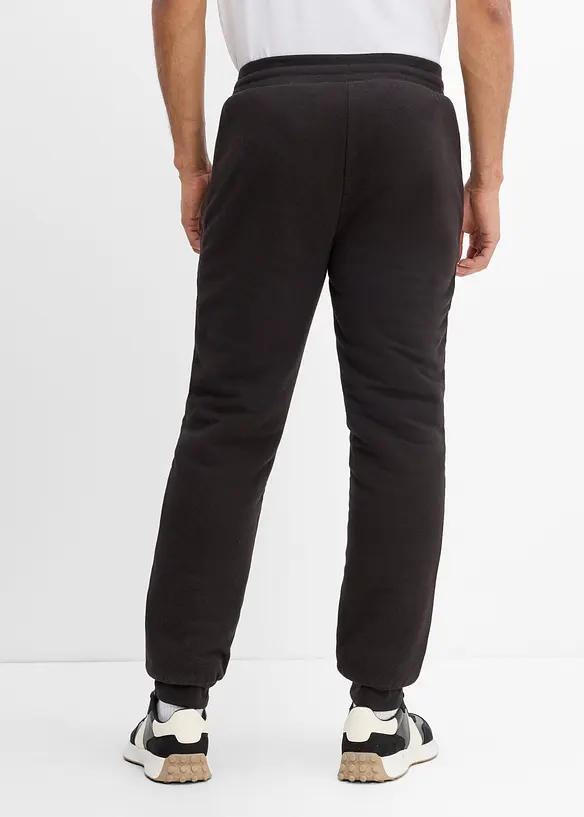 Pantaloni termici da jogging con fodera morbida in pile, bonprix